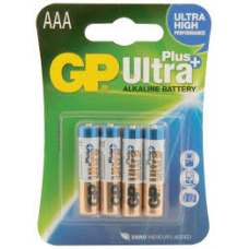 BATTERIE ULTRA PLUS AAA 4/PK